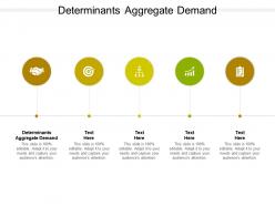 Determinants aggregate demand ppt powerpoint presentation slides pictures cpb