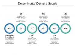 Determinants demand supply ppt powerpoint presentation ideas example topics cpb