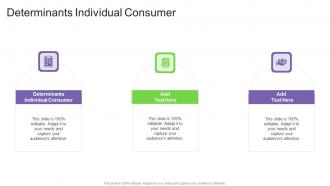 Determinants Individual Consumer In Powerpoint And Google Slides Cpb