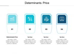 Determinants price ppt powerpoint presentation gallery information cpb
