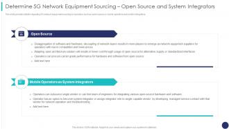 Determine 5g Network Equipment Sourcing Open Source 5g Mobile Technology Guidelines Operators