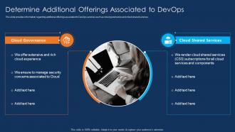 Determine Additional DevOps Development And Consulting Proposal IT