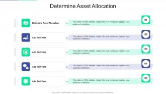 Determine Asset Allocation In Powerpoint And Google Slides Cpb