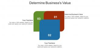 Determine businesss value ppt powerpoint presentation slides gallery cpb
