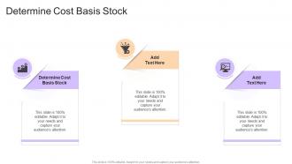 Determine Cost Basis Stock In Powerpoint And Google Slides Cpb