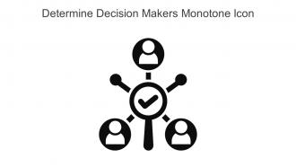 Determine Decision Makers Monotone Icon In Powerpoint Pptx Png And Editable Eps Format