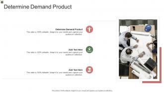 Determine Demand Product In Powerpoint And Google Slides Cpb