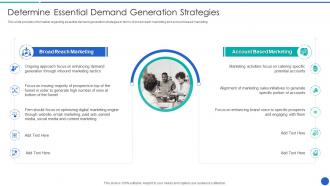 Determine Essential Demand Demystifying Sales Enablement For Business Buyers