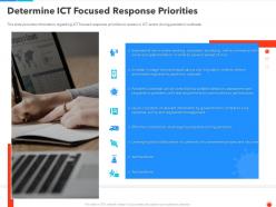 Determine ict focused response priorities covid business survive adapt and post recovery strategy