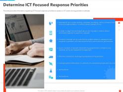 Determine ict focused response priorities ppt guidelines