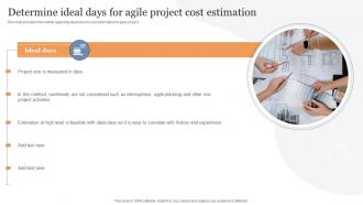 Determine Ideal Days For Agile Project Cost Estimation Cost Evaluation Techniques For Agile Projects