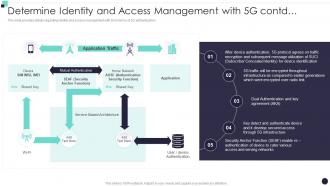 Determine Identity And Access Management With 5G Building 5G Wireless Mobile Network