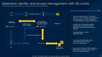 Determine Identity And Access Management With 5g Contd Deployment Of 5g Wireless System