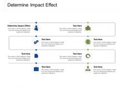 Determine impact effect ppt powerpoint presentation summary deck cpb