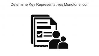 Determine Key Representatives Monotone Icon In Powerpoint Pptx Png And Editable Eps Format