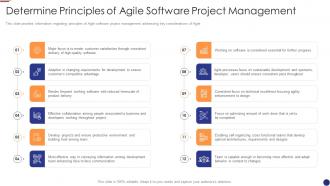 Determine management agile project management for software development it