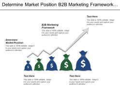 Determine market position b2b marketing framework marketing tactics