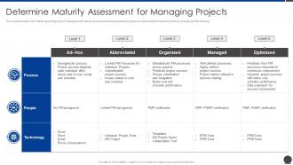 Determine Maturity Assessment For Managing Project Scope Administration Playbook