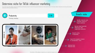 Determine Niche For Tiktok Influencer Marketing Ppt Introduction MKT SS V