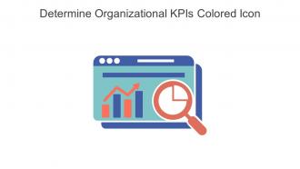 Determine Organizational Kpis Colored Icon Icon In Powerpoint Pptx Png And Editable Eps Format