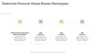 Determine Personal Values Biases Stereotypes In Powerpoint And Google Slides Cpb