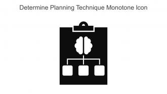 Determine Planning Technique Monotone Icon In Powerpoint Pptx Png And Editable Eps Format