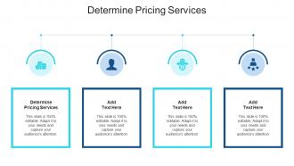 Determine Pricing Services In Powerpoint And Google Slides Cpb