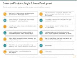 Determine Principles Of Agile Software Development Digital Transformation Agile Methodology IT