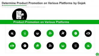 Determine Product Promotion On Various GOJEK Investor Funding Elevator Pitch Deck