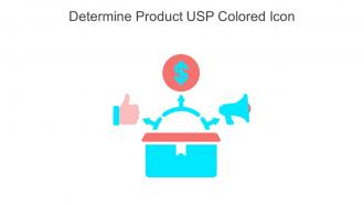 Determine Product USP Colored Icon In Powerpoint Pptx Png And Editable Eps Format