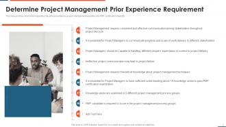 Determine requirement project management professional certification requirements it