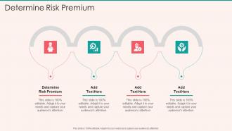 Determine Risk Premium In Powerpoint And Google Slides Cpb