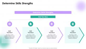 Determine Skills Strengths In Powerpoint And Google Slides Cpb