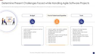 Determine software projects agile project management for software development it
