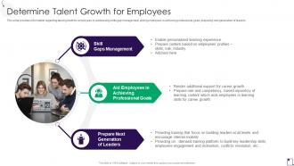 Determine Talent Growth For Employees Employee Guidance Playbook
