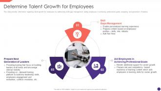 Determine Talent Growth For Employees Employee Upskilling Playbook Ppt Show Graphics Tutorials