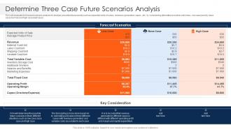 Determine Three Case Future Scenarios Analysis Strawman Project Plan