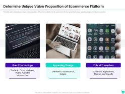 Determine unique value proposition e commerce website investor funding elevator