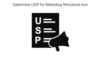Determine USP For Marketing Monotone Icon In Powerpoint Pptx Png And Editable Eps Format