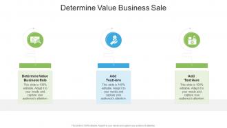 Determine Value Business Sale In Powerpoint And Google Slides Cpb
