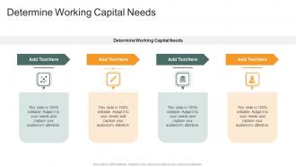Determine Working Capital Needs In Powerpoint And Google Slides Cpb