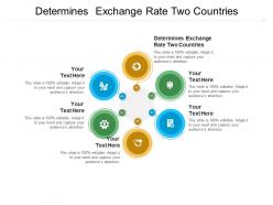 Determines exchange value two countries ppt powerpoint presentation styles shapes cpb