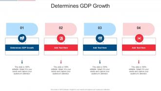 Determines GDP Growth In Powerpoint And Google Slides Cpb