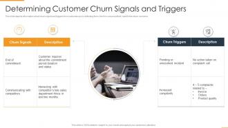 Determining Customer Churn Signals Enhancing Marketing Efficiency Through Tactics