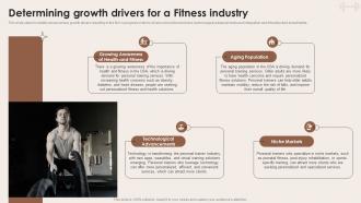 Determining Growth Drivers For A Fitness Industry Specialized Training Business BP SS