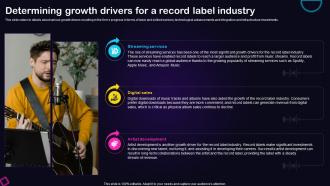 Determining Growth Drivers For A Record Recording Studio Business Plan BP SS