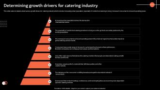 Determining Growth Drivers For Catering Services Business Plan BP SS