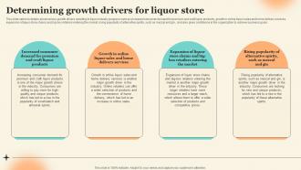 Determining Growth Drivers For Liquor Store Discount Liquor Store Business Plan BP SS