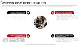 Determining Growth Drivers For Liquor Store Neighborhood Liquor Store BP SS