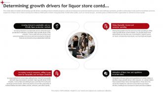 Determining Growth Drivers For Liquor Store Neighborhood Liquor Store BP SS Template Slides